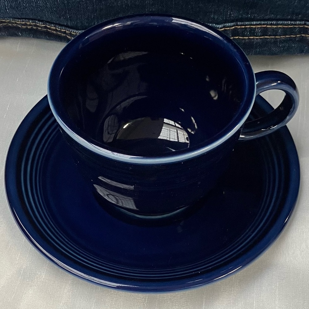 3/$30 - Fiesta Blue Cup & Saucer
